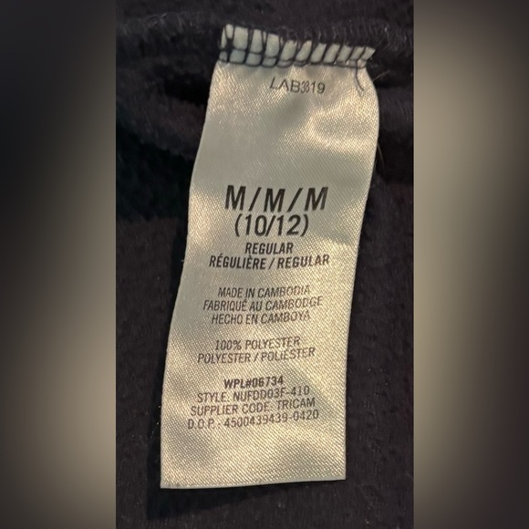 Nautica size medium 12/14 zip up - Picture 4 of 5